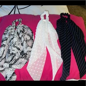 Hair Scarf/Tie/Scrunchie Set